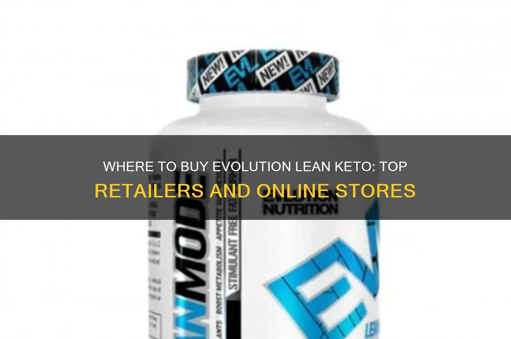 where can i buy evolution lean keto