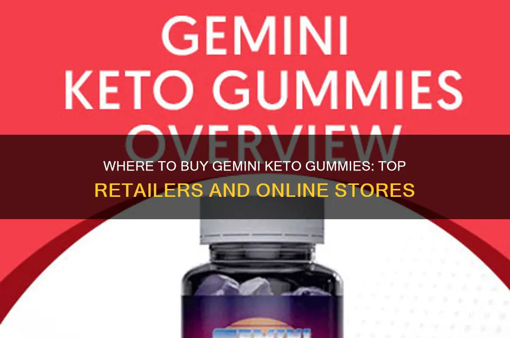 where can i buy gemini keto gummies