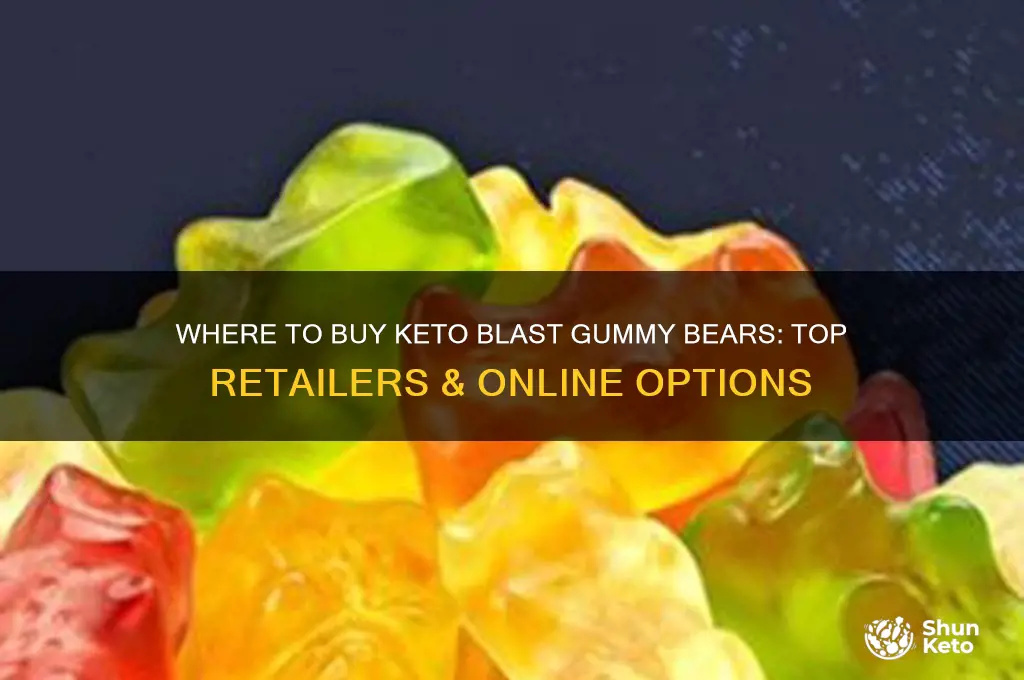 where can i buy keto blast gummy bears