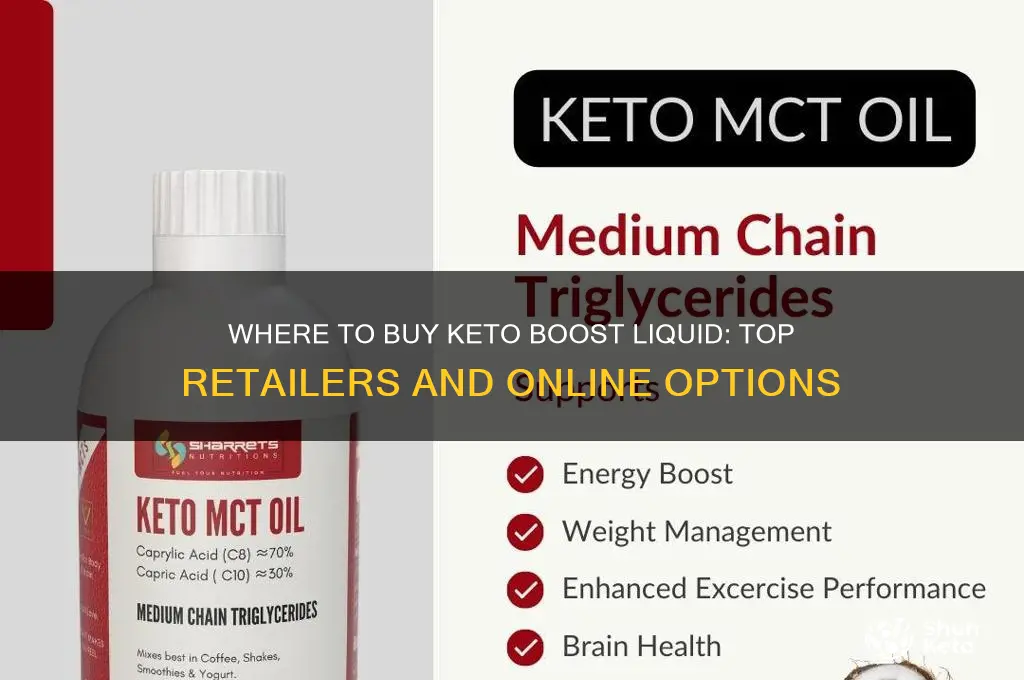 where can i buy keto boost liquid