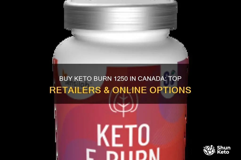 where can i buy keto burn 1250 in canada