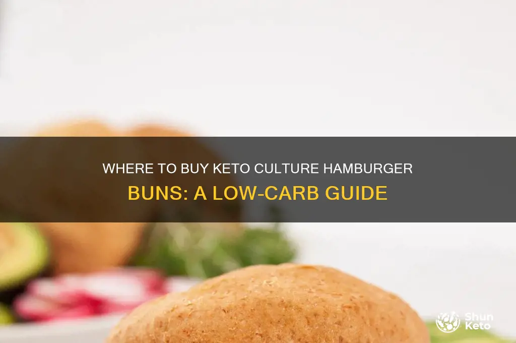 where can i buy keto culture hamburger buns
