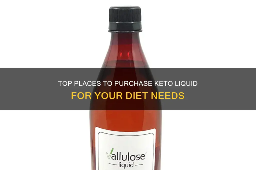 where can i buy keto liquid