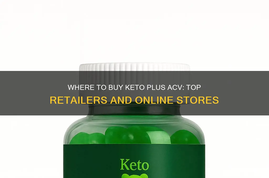 where can i buy keto plus acv