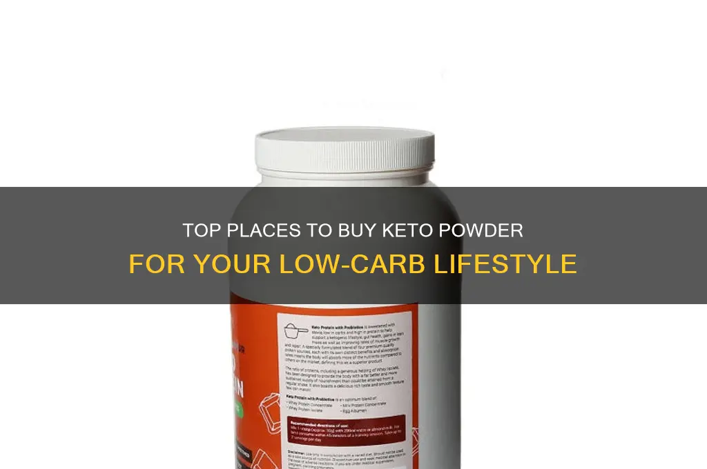 where can i buy keto powder