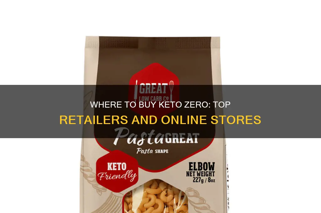where can i buy keto zero
