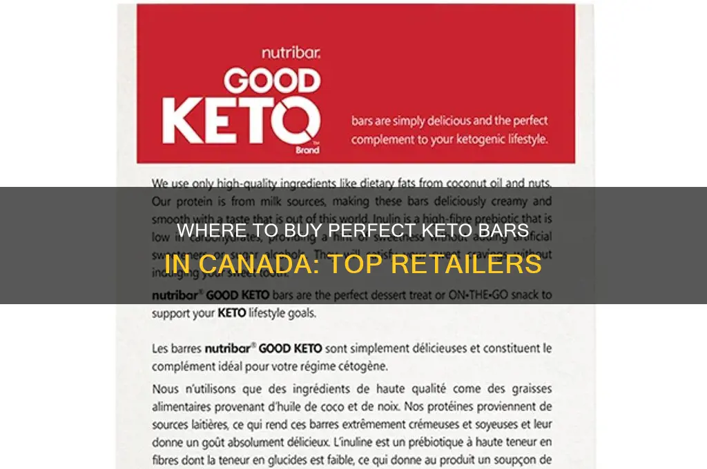 where can i buy perfect keto bars in canada