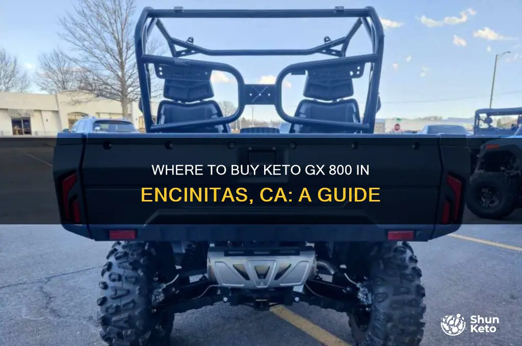 where can i find keto gx 800 in encinitas ca