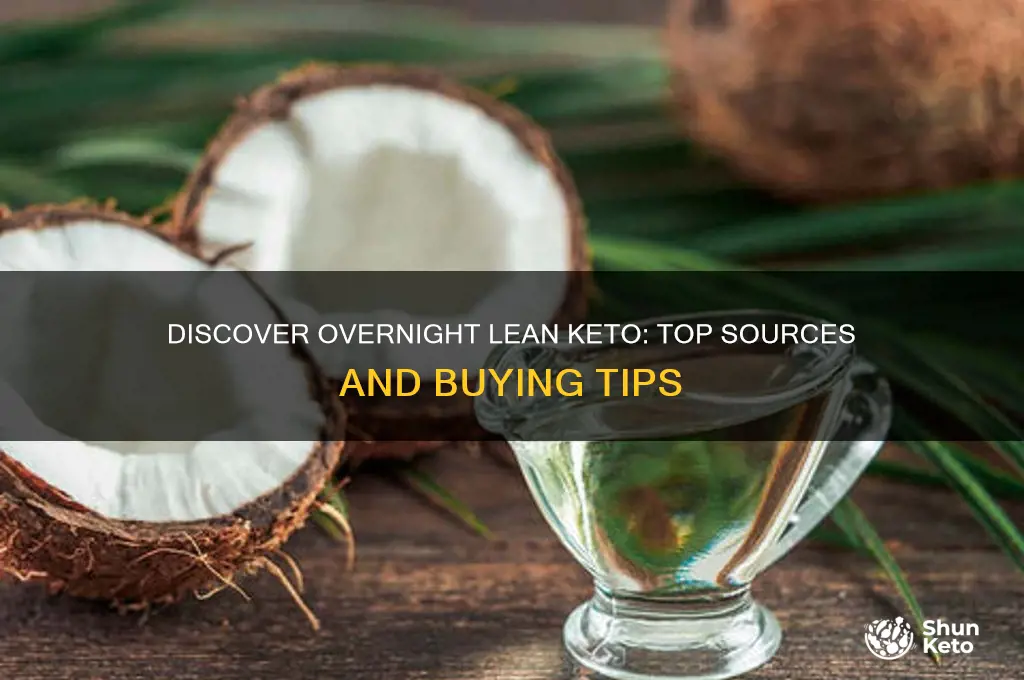 where can i find overnight lean keto