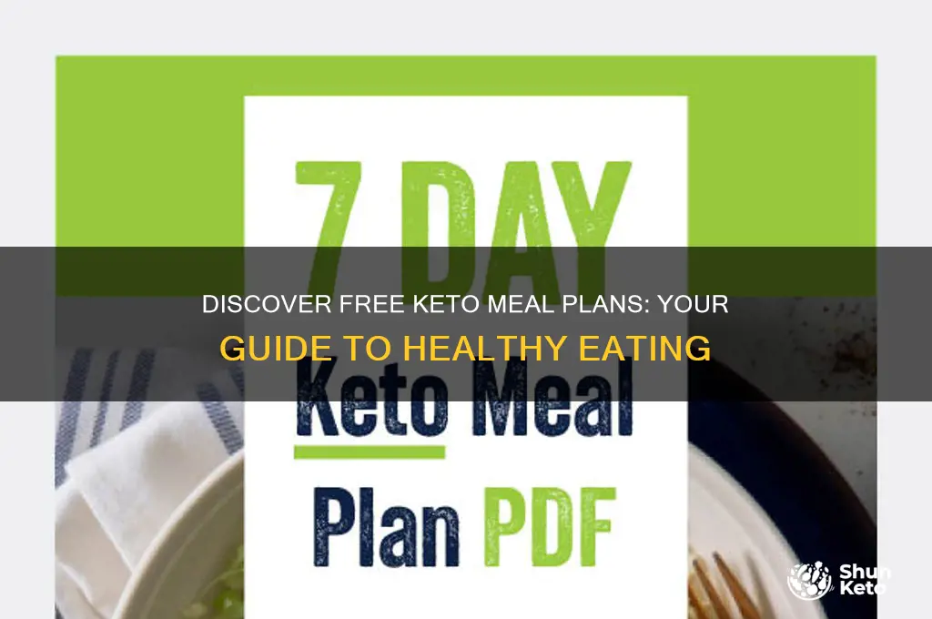 where can i get a free keto meal plan