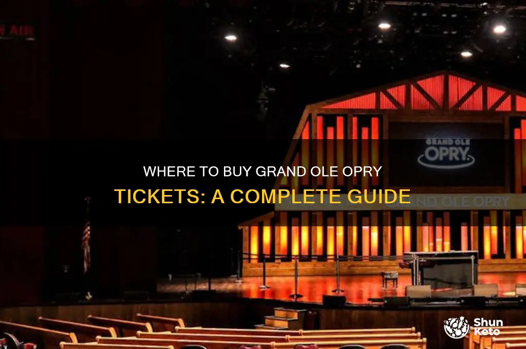 where can i purchsse ti kets fir grand ole opry