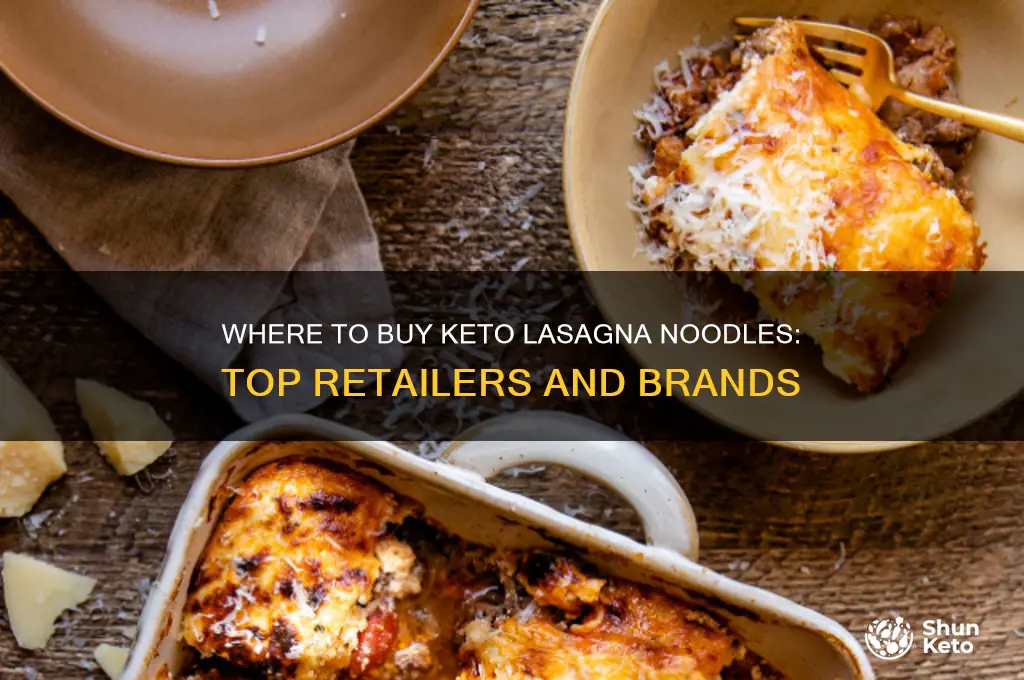 where can you buy keto lasagna noodles