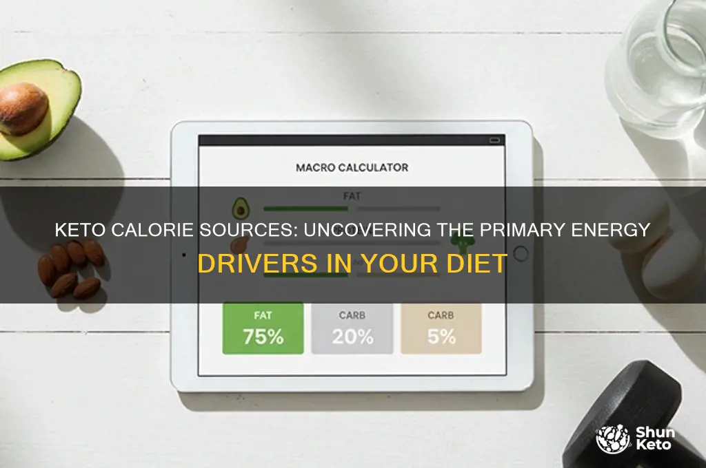 where do most calories come from a keto diet