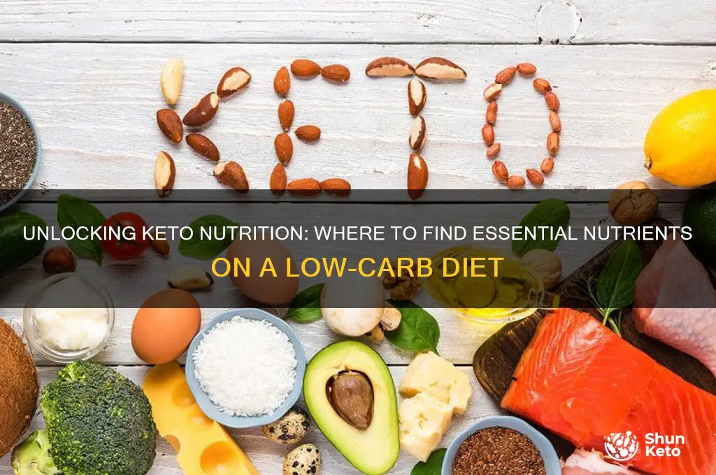 where do your get nutrition from on a keto diet