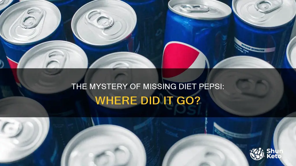 where is all the diet pepsi