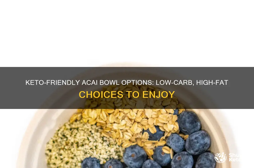 which acai bowl to eat on keto