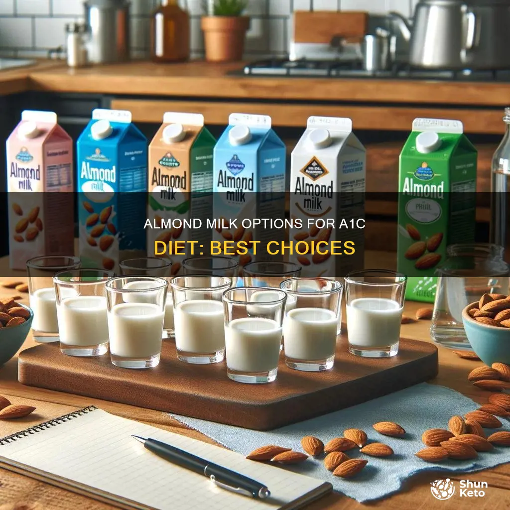 which almond milk should i use for a1c diet
