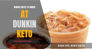 Keto Coffee Orders: Dunkin' Donuts Edition