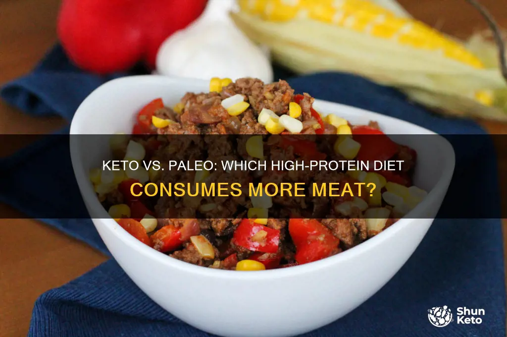 which diet eats most meat keto or paleo