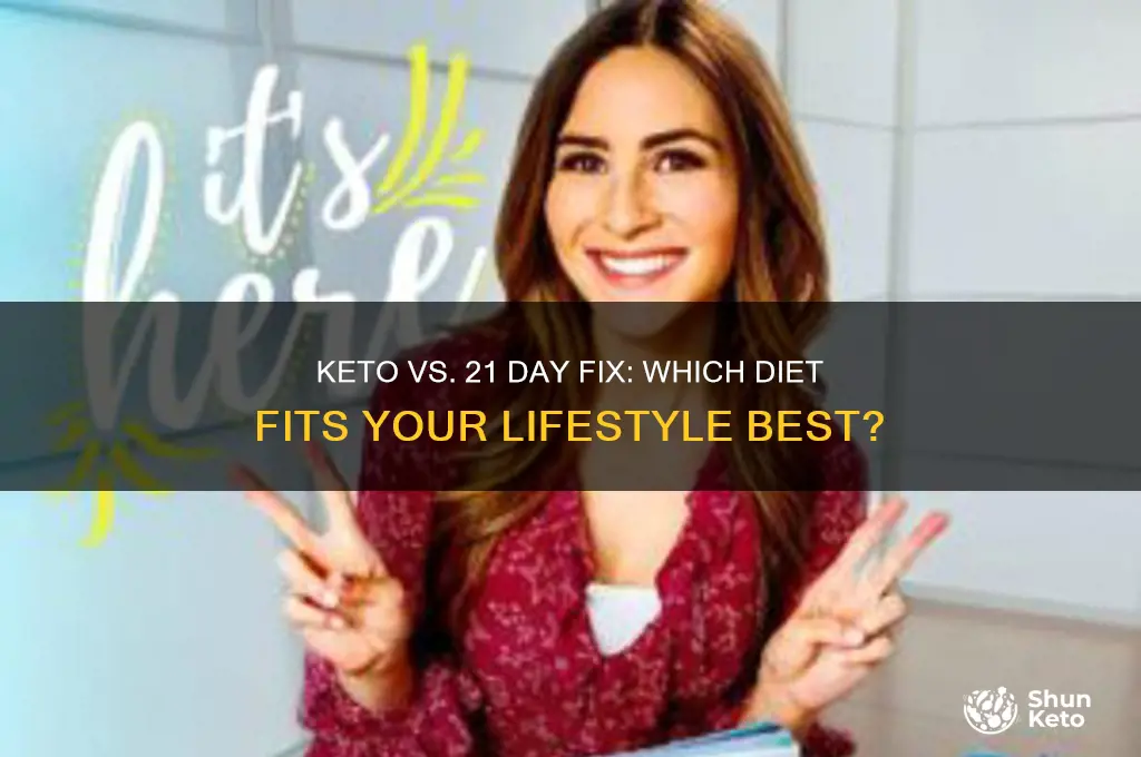 which diet is better keto or 21 day fix