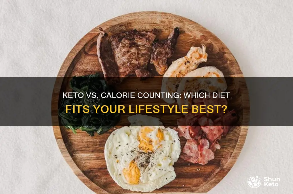 which diet is better keto or calorie counting