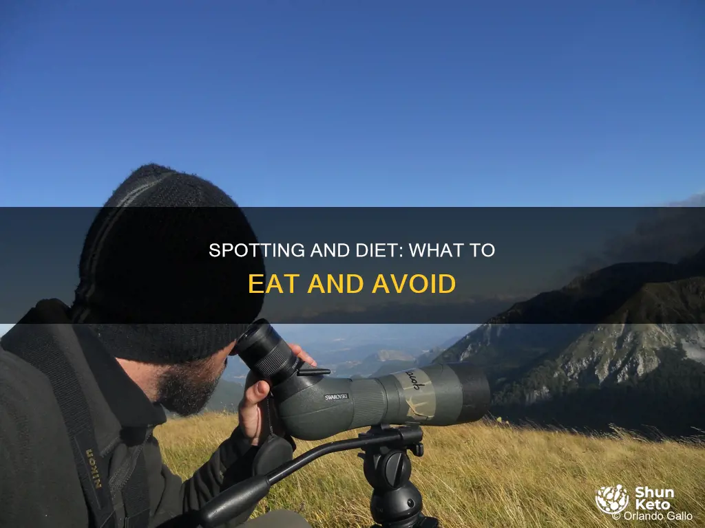 which diet is helpful with spotting