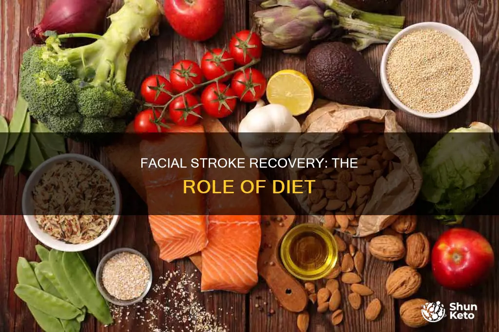 which diet is used for facial stroke