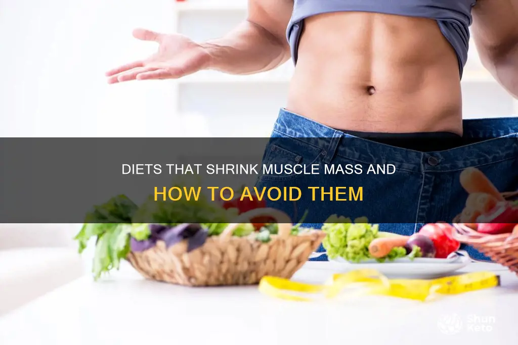 which diets makes you lose muscle mass