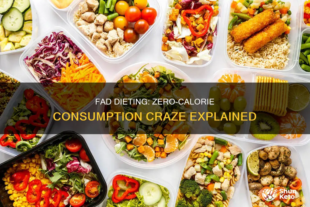 which fad diet is based on consuming no calories