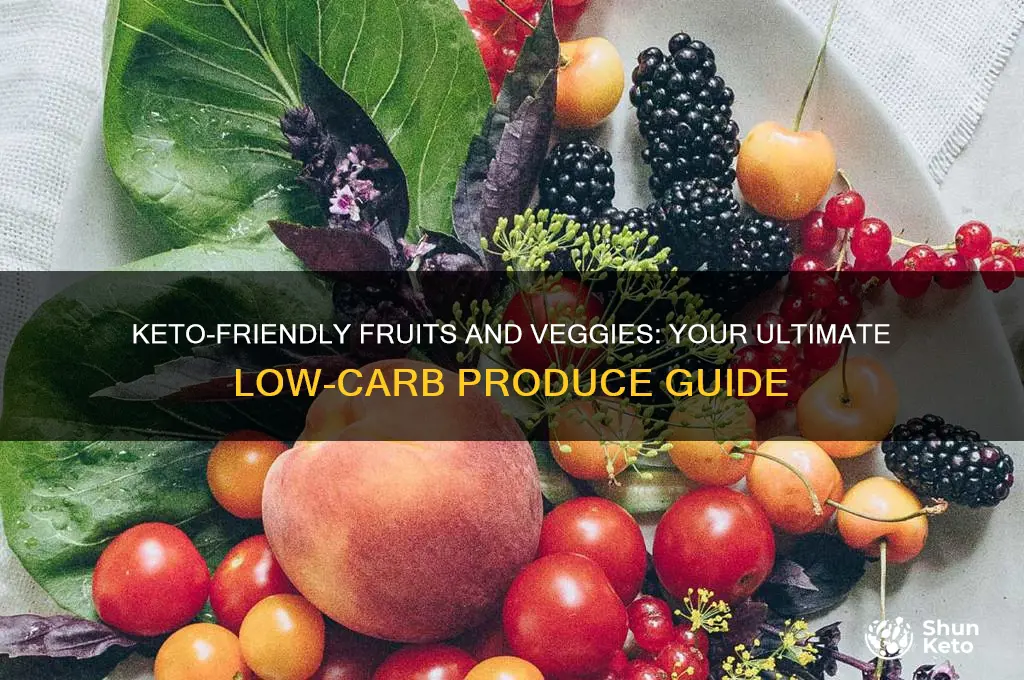 which fruits and vegetables are allowed on the keto diet