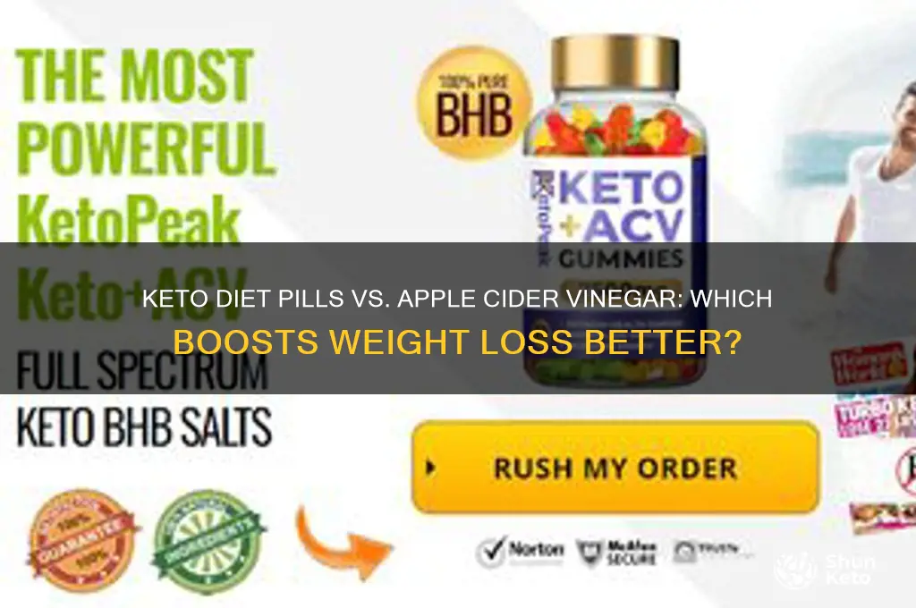 which is better keto diet pills or apple cider vinegar