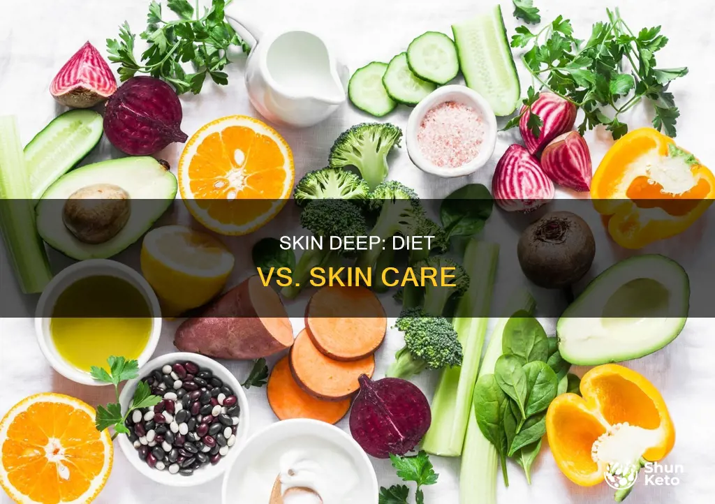 which is more important diet or skin care for skin