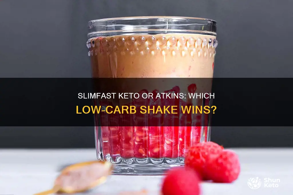 which lowcarb shake is best slmifast keto or atkins