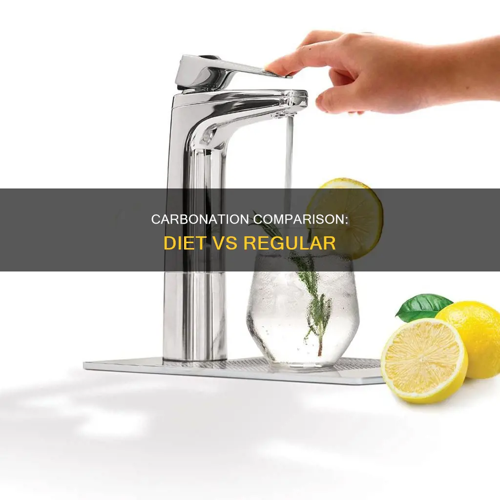 which makes more fizz diet or regular