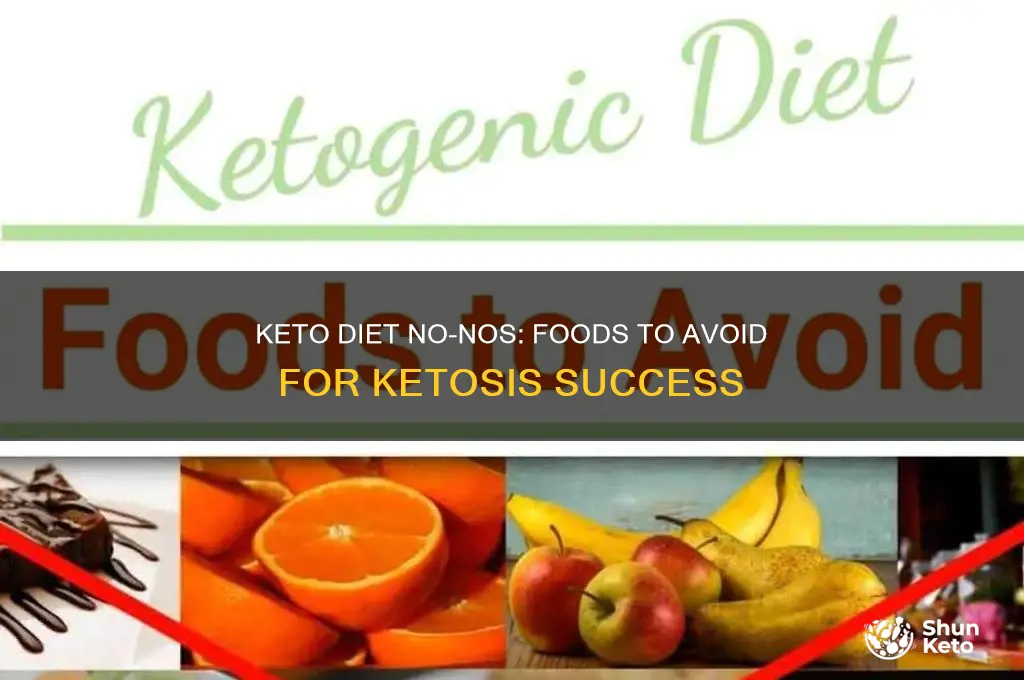 which means cannot be eaten on keto