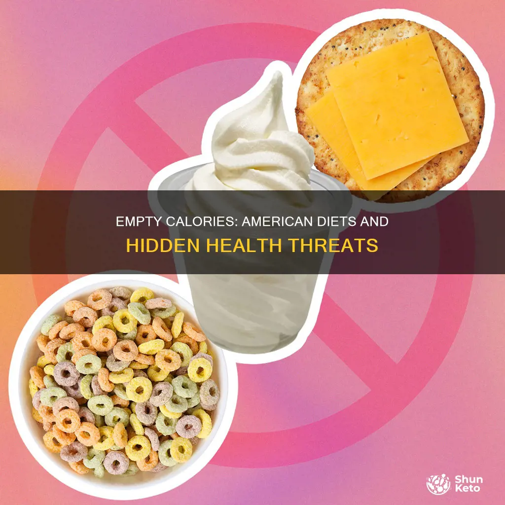 which of the following are empty calories in american diets