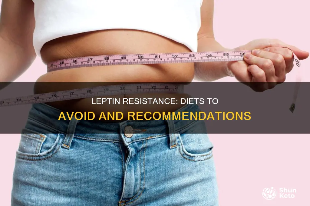 which of the following diets leads to leptin resistance