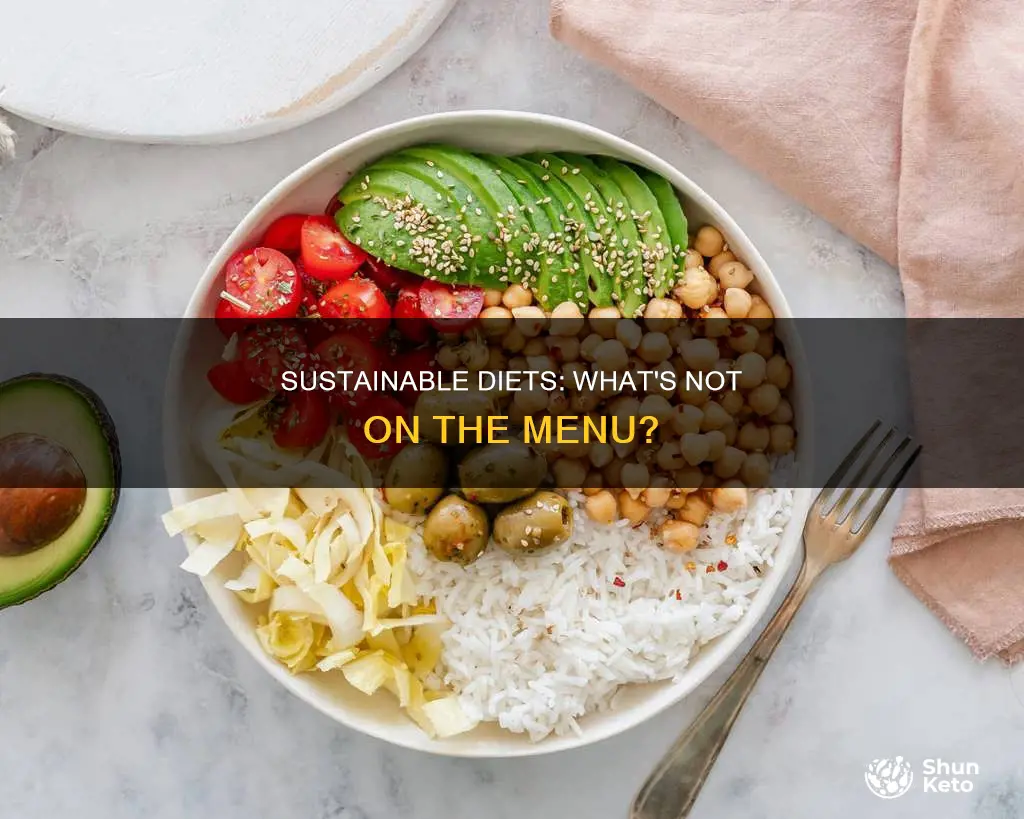 which of the following is not characteristic of sustainable diets