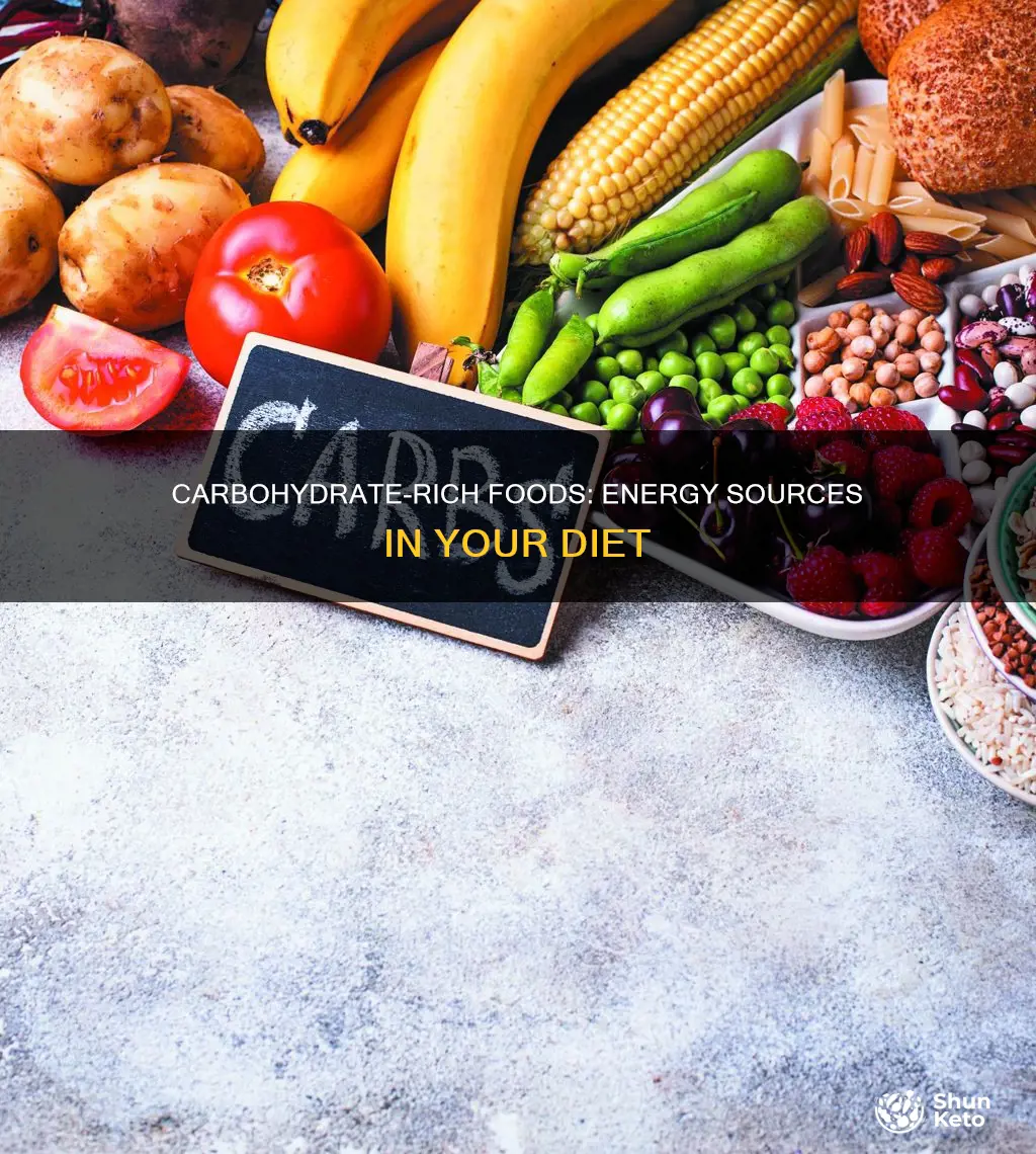 which of the following provides carbohydrate in the diet