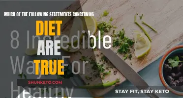 True Diet Statements: Facts and Fiction