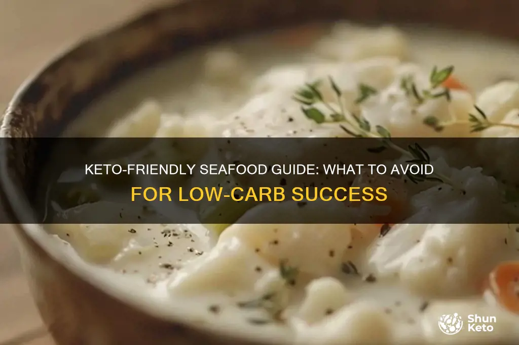 which seafood should you avoid on keto diet