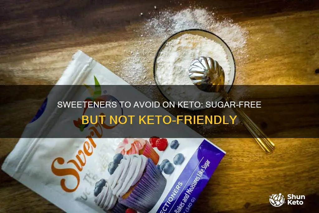 which sugar free sweeteners are not compatible with keto