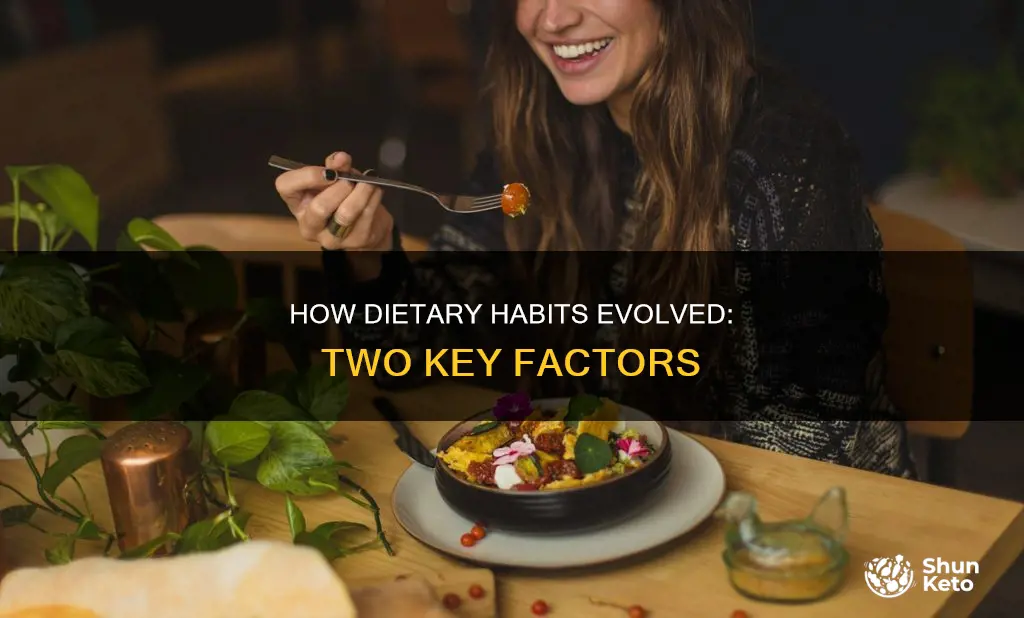 which two factors were responsible for this change in diet