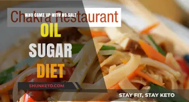 Origin of No Salt, Oil, Sugar Diet