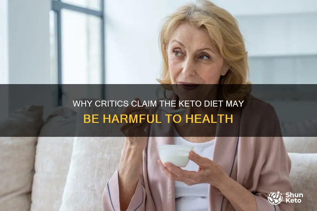 who do people say the keto diet is bad