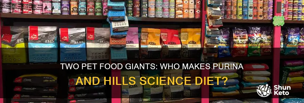 who makes purina and hills science diet