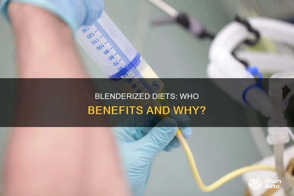 who might need a blenderized diet