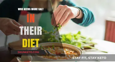 Salt Diet: Who Should Consume More?