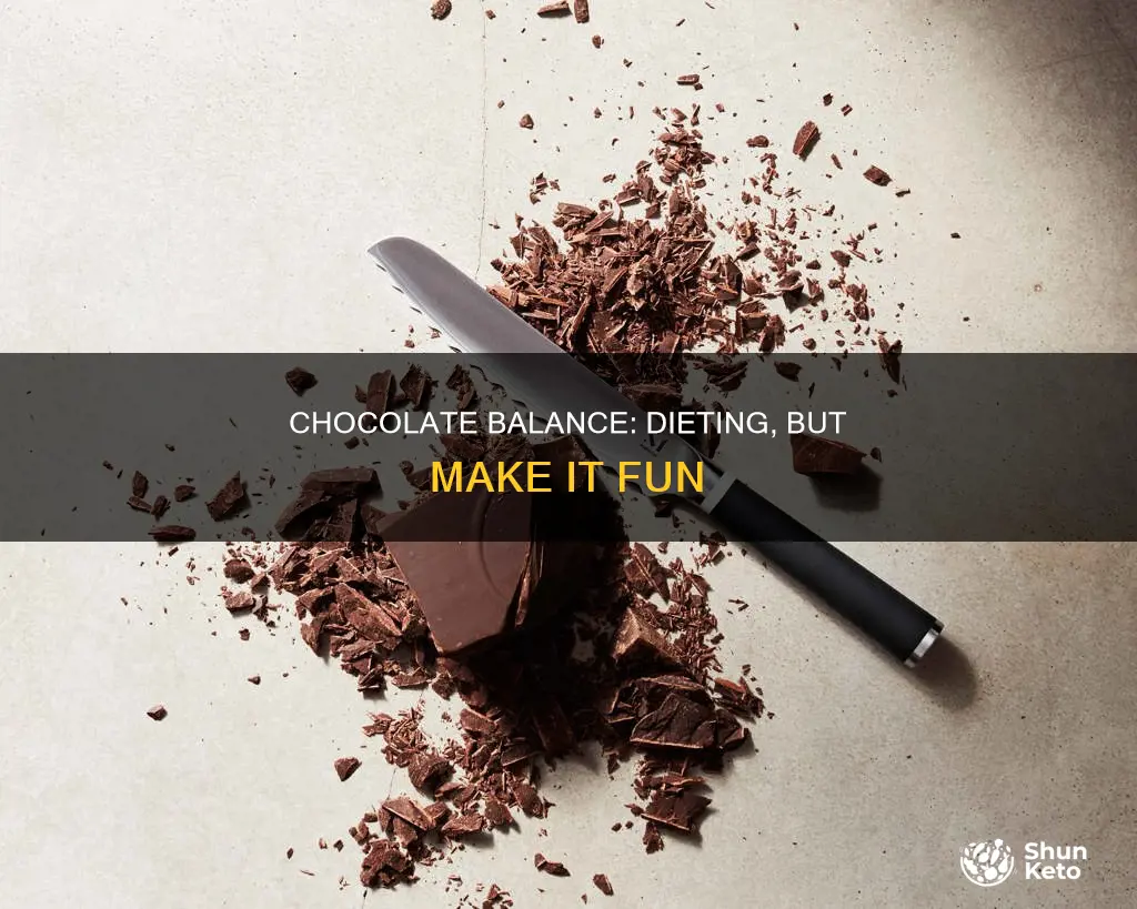 who said a balanced diet is chocolate in both hands