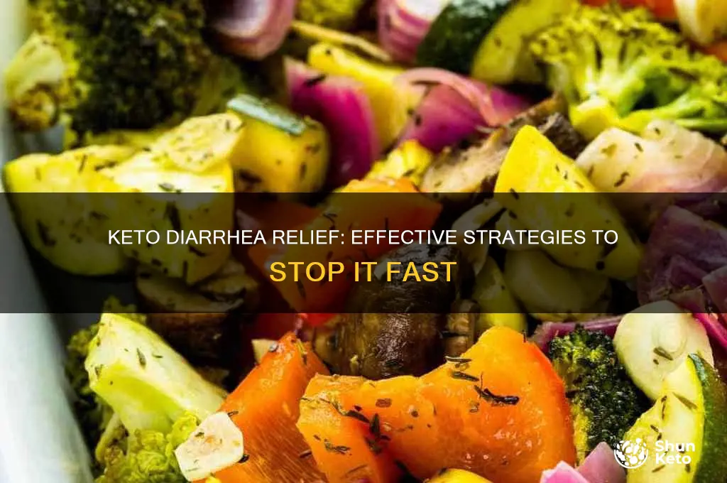 who to stop diarrhea if you eating keto